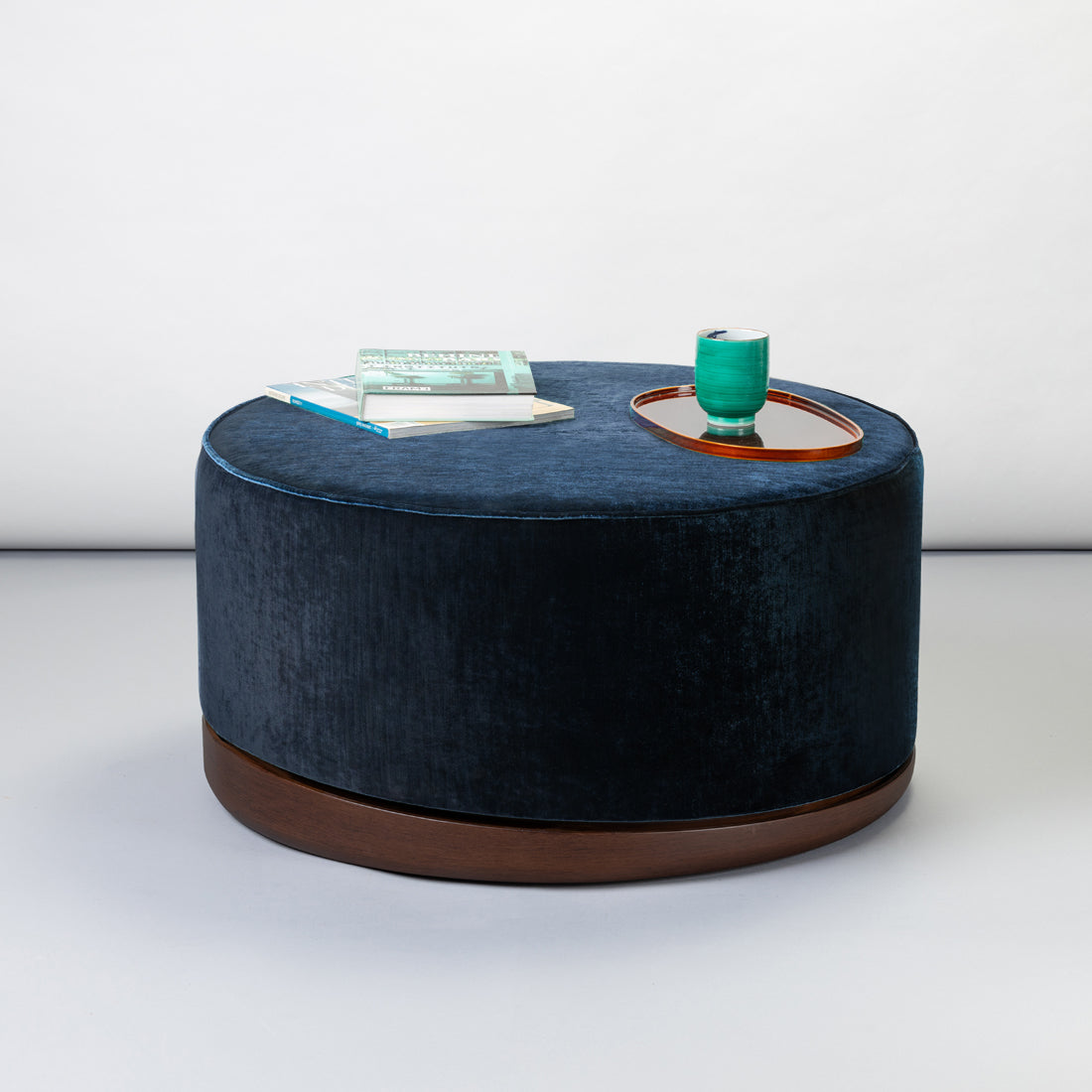 
                  
                    Lisbon Silk Velvet Pouf
                  
                