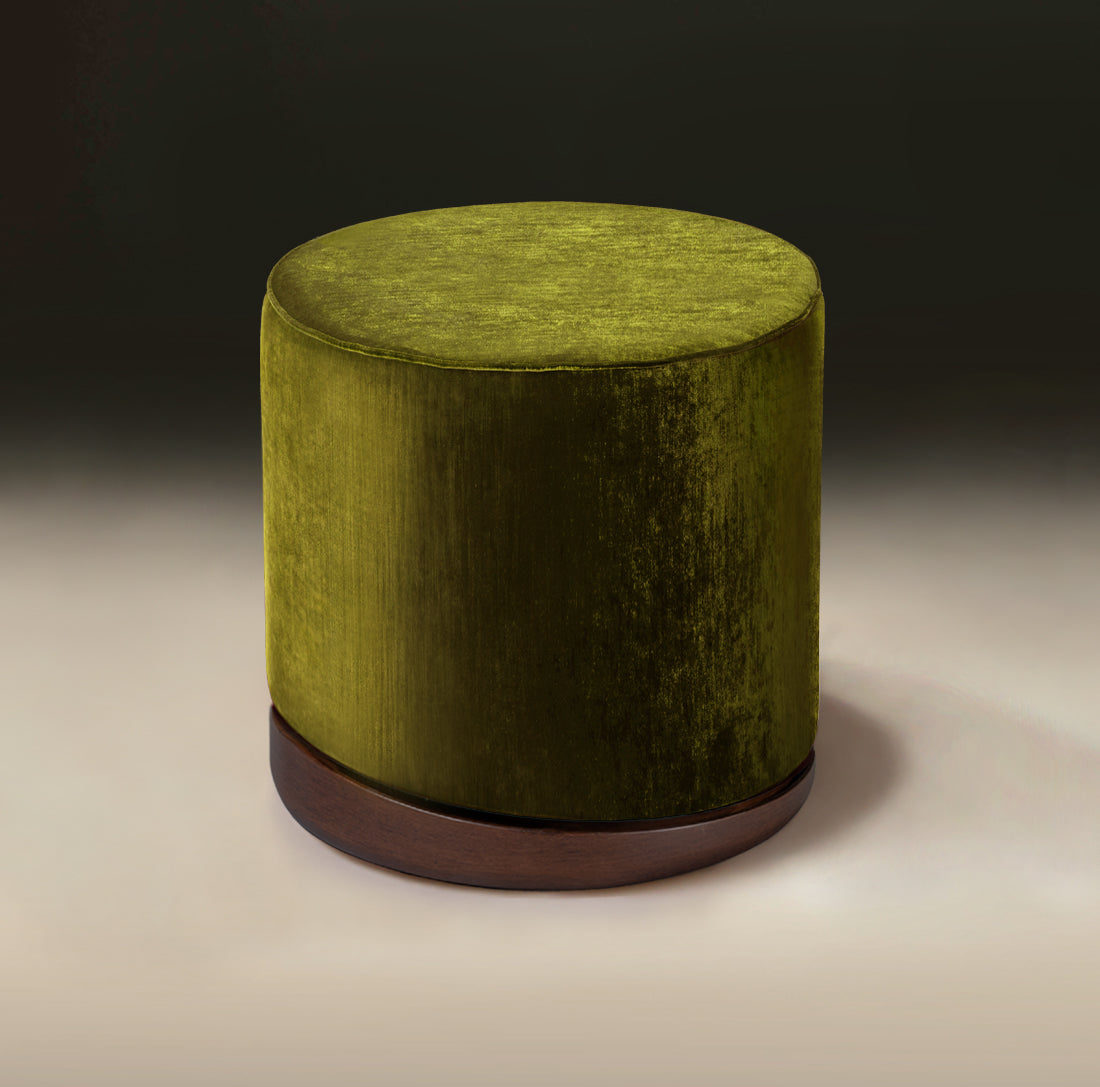 
                  
                    Lisbon Silk Velvet Pouf
                  
                