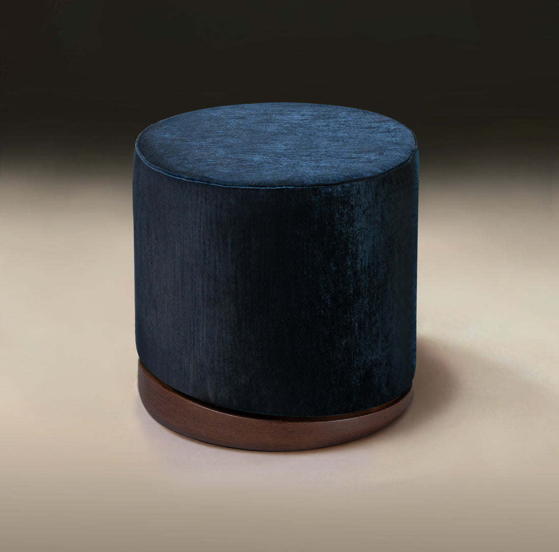 
                  
                    Lisbon Silk Velvet Pouf
                  
                