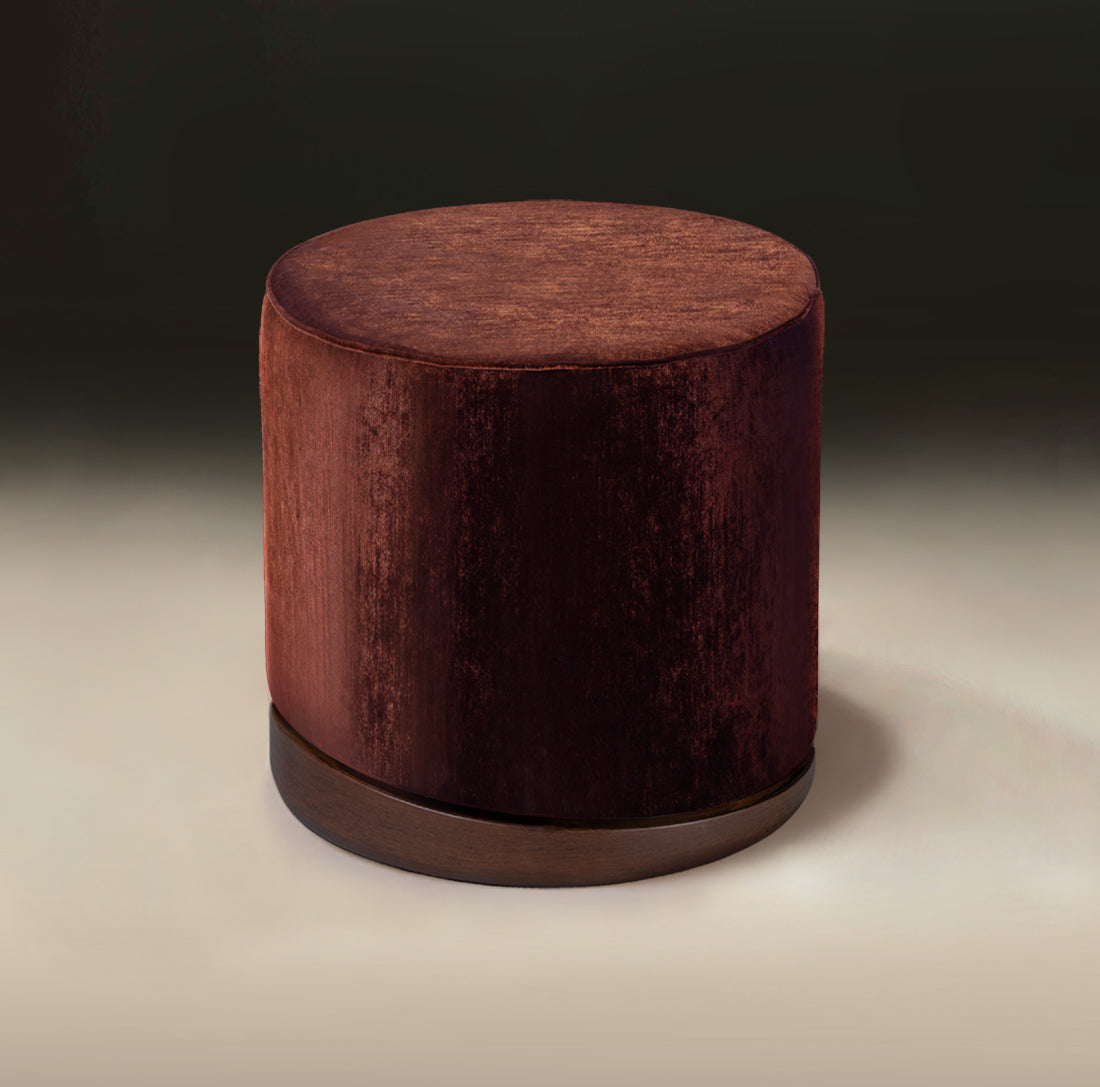 
                  
                    Lisbon Silk Velvet Pouf
                  
                